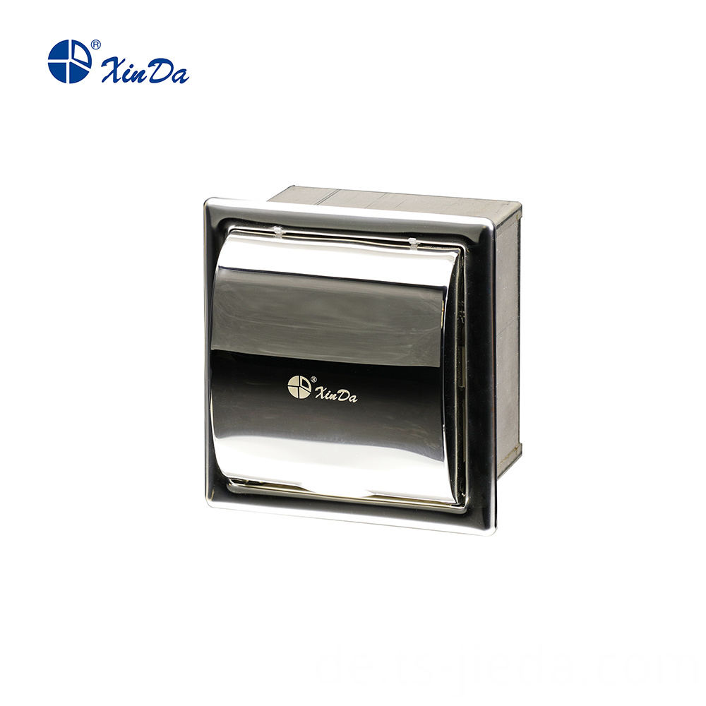 Wasserdichter Papierrollenspender mit Edelstahlgehäuse Waterproof paper roll Dispenser with stainless steel housing